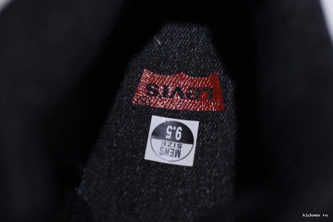 Rep 4 Jordan 'black' x AO2571-001 Air Levi's 0731